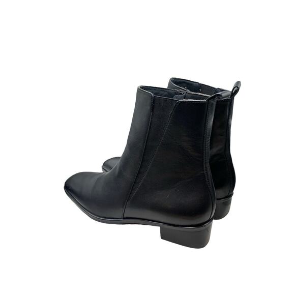 Trotters Annie Ankle Chelsea Boot Black Leather Size 8.5N - Picture 9 of 10